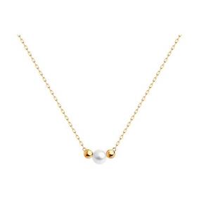 Золотое колье Diamant 51-370-01805-1 с жемчугом 51-370-01805-1 фото