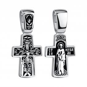 Серебряная подвеска-иконка Святитель Николай Чудотворец TALANT 51-76-0000-15529 51-76-0000-15529 фото