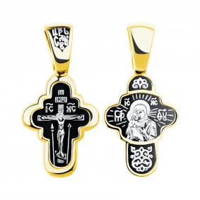 Подвеска-иконка Божией Матери Владимирская из лимонного серебра TALANT 51-77-0000-19944 51-77-0000-19944 фото