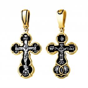 Подвеска-крест из лимонного серебра Покров Пресвятой Богородицы TALANT 51-77-0000-29960 51-77-0000-29960 фото