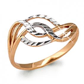 Золотое кольцо AQUAMARINE 51063 51063 фото