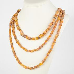 Колье Янтарная волна 511065140202 с янтарём 511065140202 фото