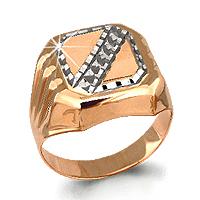 Золотое кольцо AQUAMARINE 51282 51282 фото