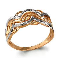 Золотое кольцо AQUAMARINE 51313 51313 фото