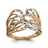 Золотое кольцо AQUAMARINE 51580 51580 фото