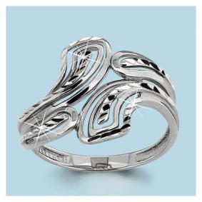 Кольцо из белого золота AQUAMARINE 51785 51785 фото