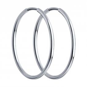 Серьги из белого золота Diamant 52-124-01589-1 52-124-01589-1 фото