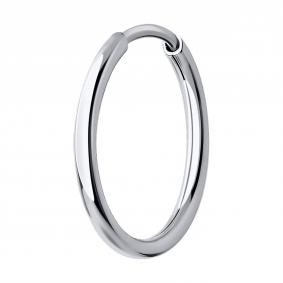 Одиночная серьга из белого золота Diamant 52-127-01587-1 52-127-01587-1 фото