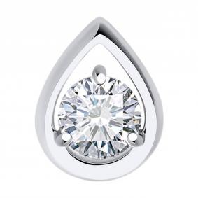 Подвеска из белого золота Diamant 52-130-02118-1 с фианитом 52-130-02118-1 фото