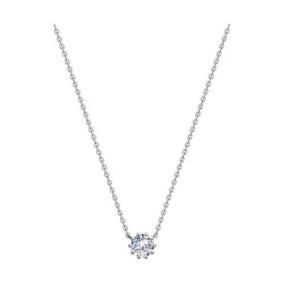Колье из белого золота Diamant 52-170-01858-1 с фианитом 52-170-01858-1 фото