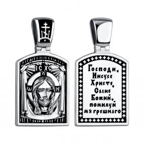 Серебряная подвеска-иконка Спас Нерукотворный TALANT 52-76-0000-15713 52-76-0000-15713 фото