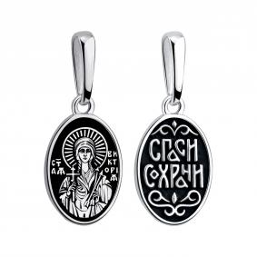 Подвеска-иконка Святая Виктория из серебра TALANT 52-76-0000-17206 52-76-0000-17206 фото