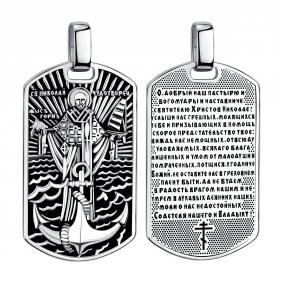 Серебряная подвеска-иконка Святитель Николай Чудотворец TALANT 52-76-0000-17214 52-76-0000-17214 фото