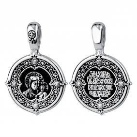Серебряная подвеска-иконка Божией Матери Казанская TALANT 52-76-0000-18173 52-76-0000-18173 фото