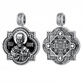 Серебряная подвеска-иконка Святитель Николай Чудотворец TALANT 52-76-0000-28691 52-76-0000-28691 фото