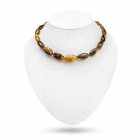 Бусы Слива янтарные Иконы ручной работы 52307348 52307348 фото