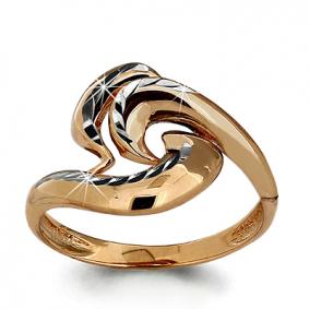 Золотое кольцо AQUAMARINE 52617 52617 фото