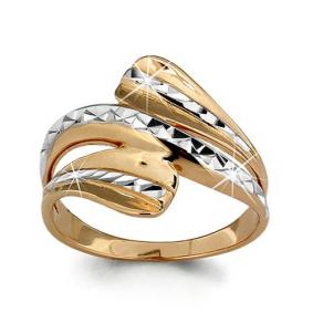 Золотое кольцо AQUAMARINE 52670 52670 фото