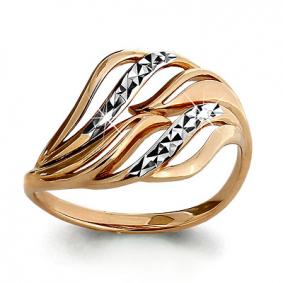 Золотое кольцо AQUAMARINE 52681 52681 фото