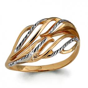 Золотое кольцо AQUAMARINE 52686 52686 фото