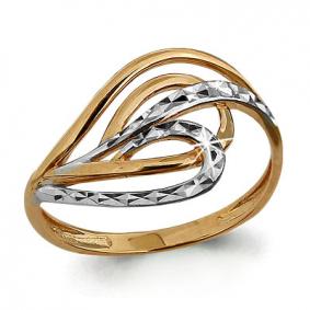 Золотое кольцо AQUAMARINE 52714 52714 фото