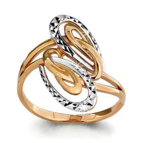 Золотое кольцо AQUAMARINE 52725 52725 фото