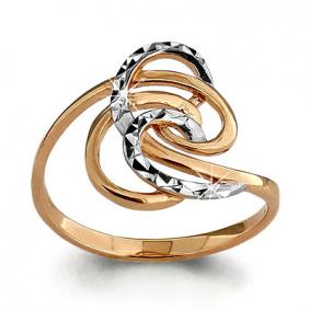 Золотое кольцо AQUAMARINE 52728 52728 фото