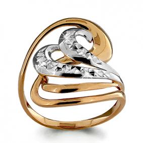 Золотое кольцо AQUAMARINE 52766 52766 фото