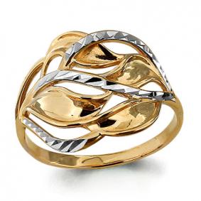 Золотое кольцо AQUAMARINE 52853 52853 фото