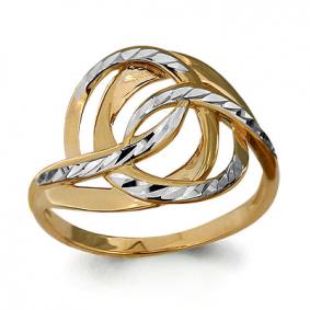 Золотое кольцо AQUAMARINE 52856 52856 фото