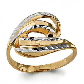 Золотое кольцо AQUAMARINE 52873 52873 фото