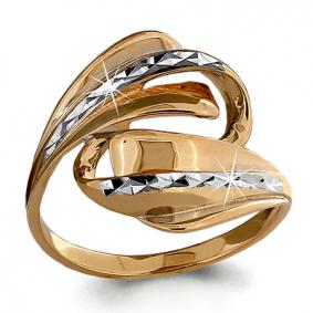 Золотое кольцо AQUAMARINE 52874 52874 фото