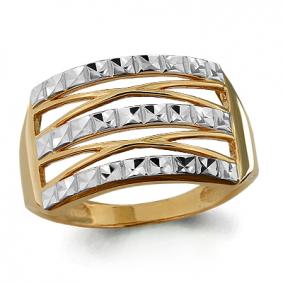 Золотое кольцо AQUAMARINE 52922 52922 фото