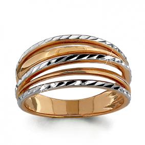 Золотое кольцо AQUAMARINE 52926 52926 фото