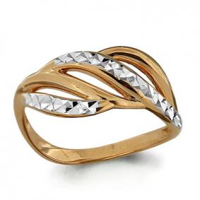 Золотое кольцо AQUAMARINE 52942 52942 фото