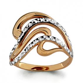 Золотое кольцо AQUAMARINE 52943 52943 фото