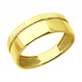 Кольцо из лимонного золота Diamant 53-110-02741-1 53-110-02741-1 фото