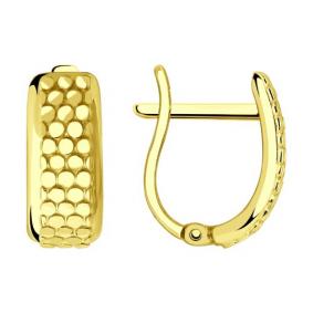 Серьги из лимонного золота Diamant 53-120-00594-1 53-120-00594-1 фото