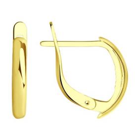 Серьги из лимонного золота Diamant 53-120-01207-1 53-120-01207-1 фото