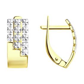 Серьги из лимонного золота Diamant 53-120-01510-1 53-120-01510-1 фото