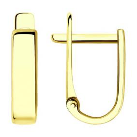 Серьги из лимонного золота Diamant 53-120-01527-1 53-120-01527-1 фото