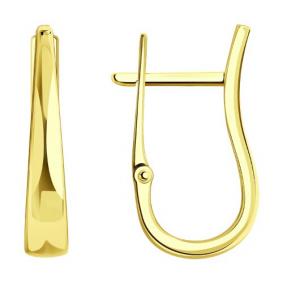 Серьги из лимонного золота Diamant 53-120-01528-1 53-120-01528-1 фото