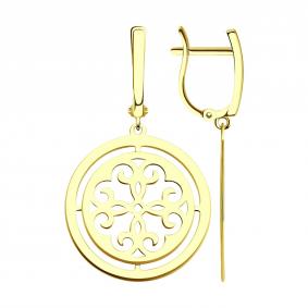 Золотые серьги SOKOLOV 53-121-02120-1 53-121-02120-1 фото