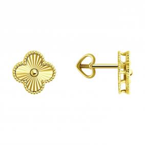 Серьги из лимонного золота Diamant 53-122-02245-1 53-122-02245-1 фото