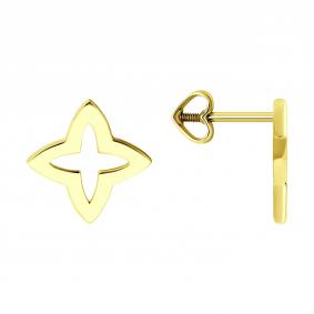 Серьги из лимонного золота Diamant 53-122-02952-1 53-122-02952-1 фото