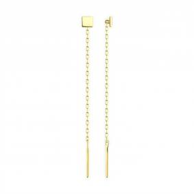 Серьги из лимонного золота Diamant 53-123-00728-1 53-123-00728-1 фото