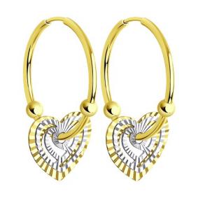 Серьги из лимонного золота Diamant 53-124-01425-1 53-124-01425-1 фото