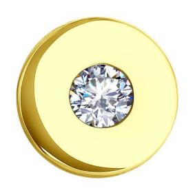 Подвеска из лимонного золота Diamant 53-130-02256-1 с фианитом 53-130-02256-1 фото