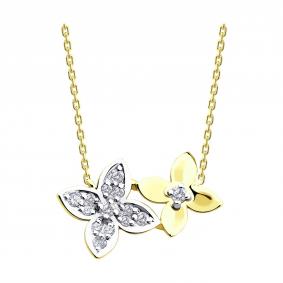 53-170-02818-1: Колье из желтого золота с фианитами 53-170-02818-1 фото