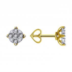 Золотые серьги SOKOLOV 53-222-01792-1 53-222-01792-1 фото